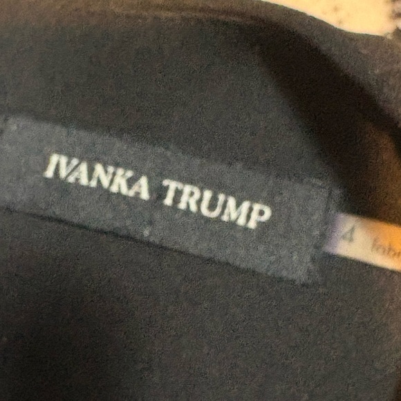 Ivanka Trump sleeveless fit-and-flare dress in black cut outs size 4 black - Picture 5 of 10